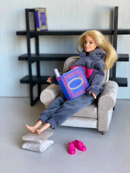 sofá da barbie