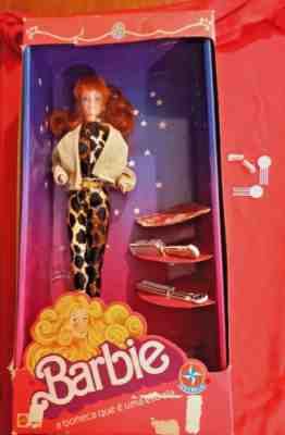 Macacão Barbie Estrela 1982 Animal Print