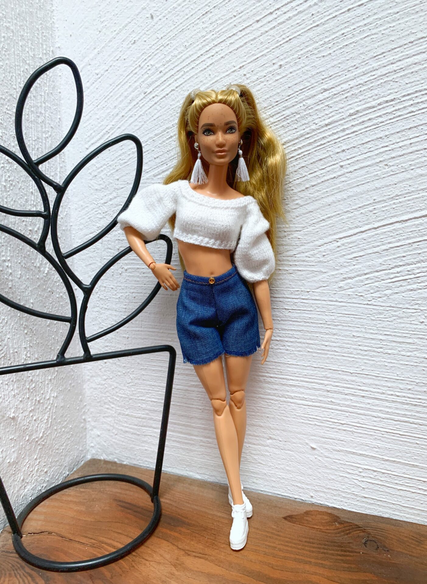 modelo de short barbie