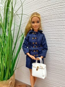 How to Make a Barbie Raincoat Coat with a lining (+Free Pattern)