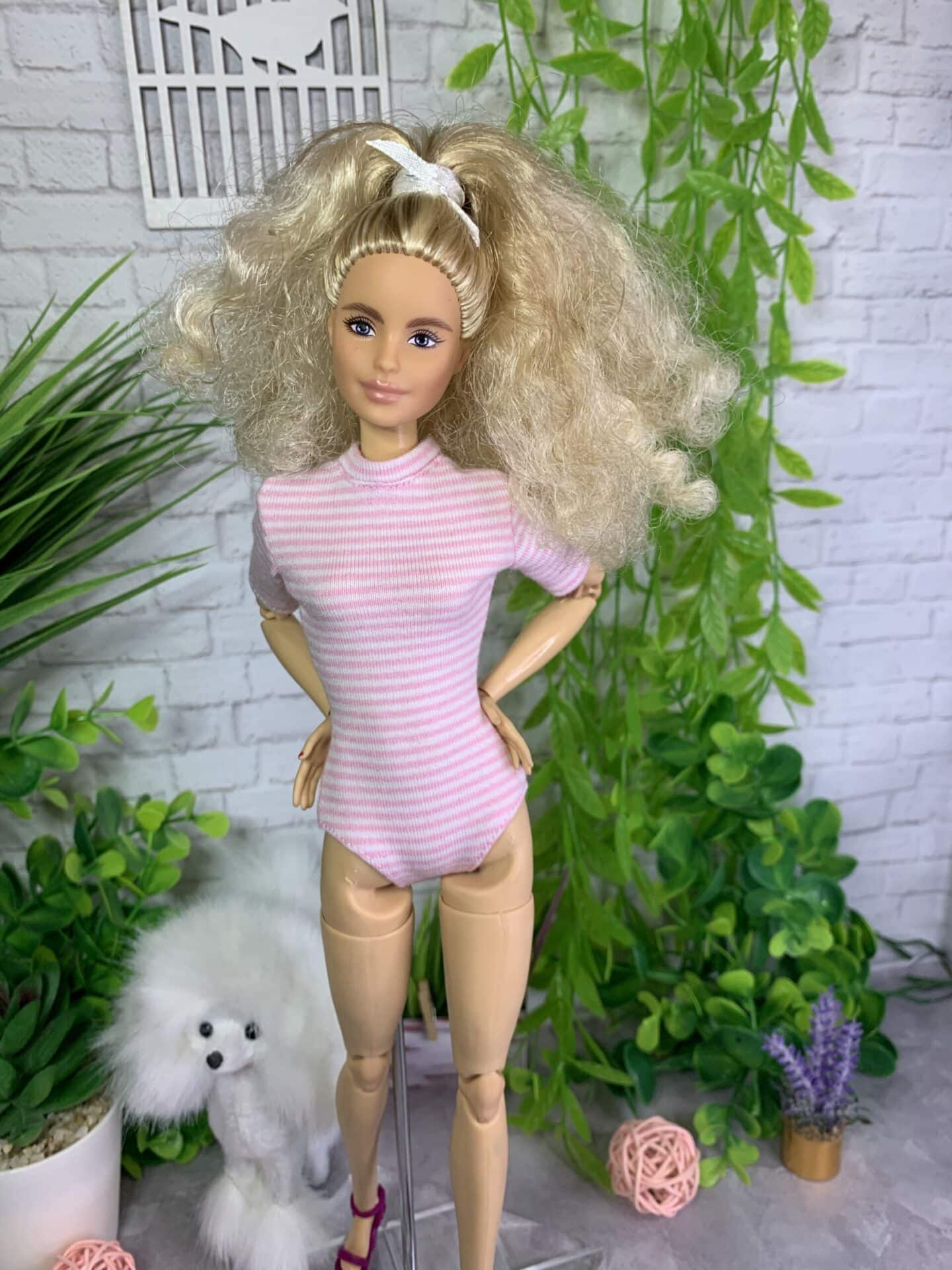 Barbie Looks Doll, Blonde, Color Block Outfit with Waist Cut-Out 