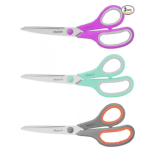 iBayam 8" Multipurpose Fabric Scissors Bulk 3-Pack