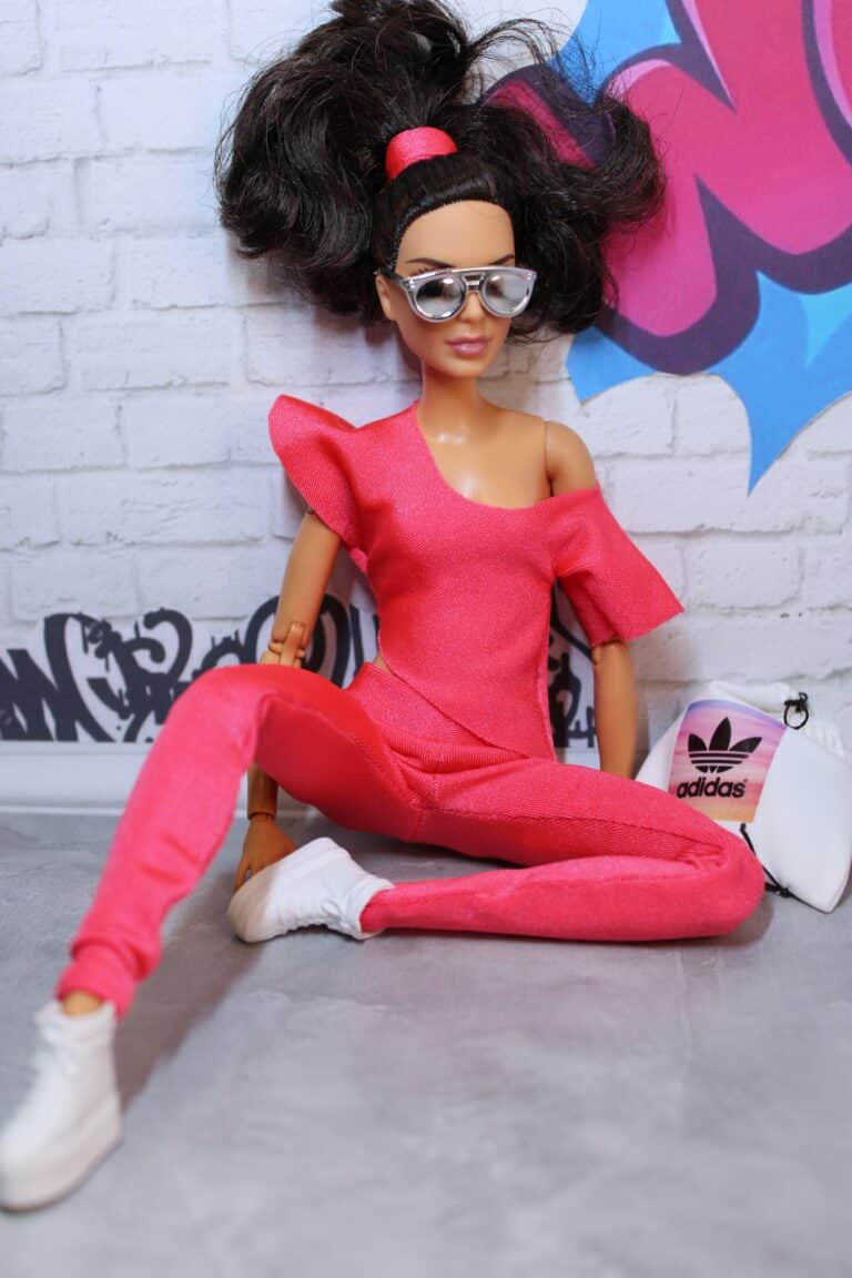 Wzór legginsów Barbie